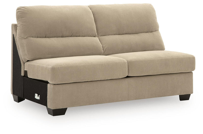 SimpleJoy Sand Armless Loveseat - 2420334