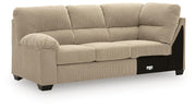 SimpleJoy Sand Left-Arm Facing Sofa with Corner Wedge - 2420348