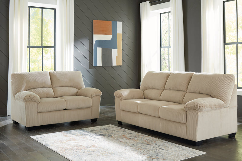 SimpleJoy Sand Living Room Set - Lara FurnitureLiving Room Set