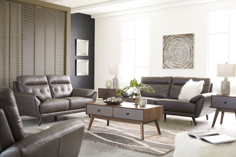 Sissoko Gray Living Room Set - Lara Furniture