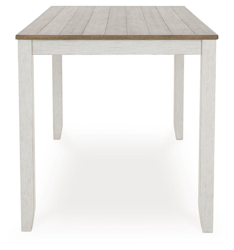 Skempton Counter Height Dining Table and Bar Stools (Set of 7) - Lara FurnitureCounter Height Table