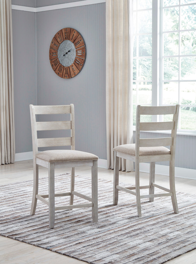 Skempton White/Light Brown 5 - Piece Counter Height Set - Lara FurnitureCounter Height Set