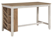 Skempton White/Light Brown 5 - Piece Counter Height Set - Lara FurnitureCounter Height Set