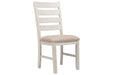 Skempton White/Light Brown Dining Chair (Set of 2) - Gate FurnitureDining Chair