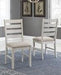 Skempton White/Light Brown Dining Chair (Set of 2) - Gate FurnitureDining Chair