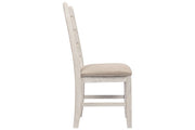 Skempton White/Light Brown Dining Chair (Set of 2) - Lara FurnitureDining Chair
