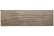 Skempton White/Light Brown Storage Bench - Gate FurnitureAccent Bench