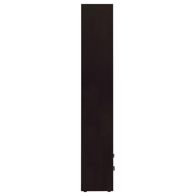 Skylar 71-inch 5-shelf Bookcase with Drawer Cappuccino - 800905