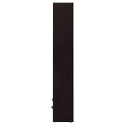 Skylar 71-inch 5-shelf Bookcase with Drawer Cappuccino - 800905