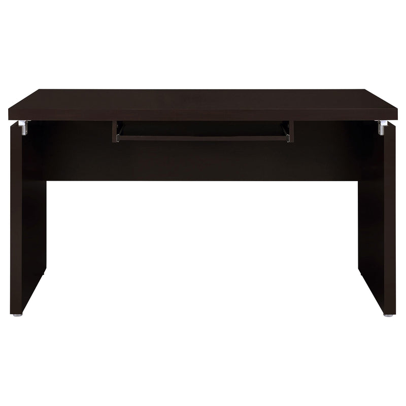 Skylar L-Shape Desk with Mobile File Cabinet Cappuccino - 800891-S4