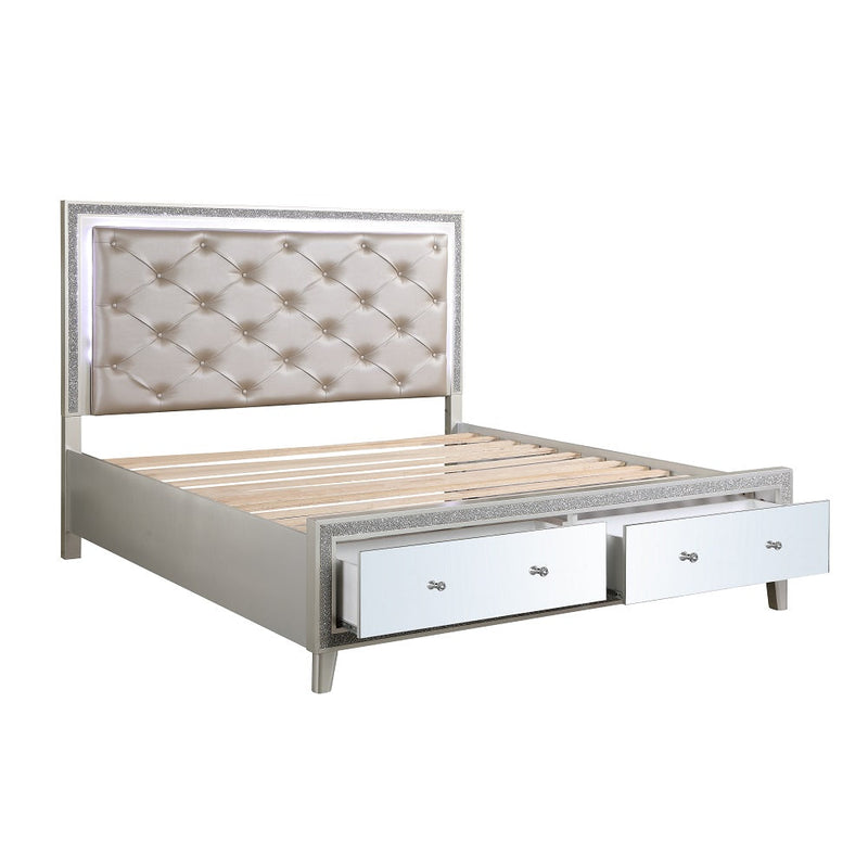 Sliverfluff CK Bed W/Led & Storages - BD00240CK