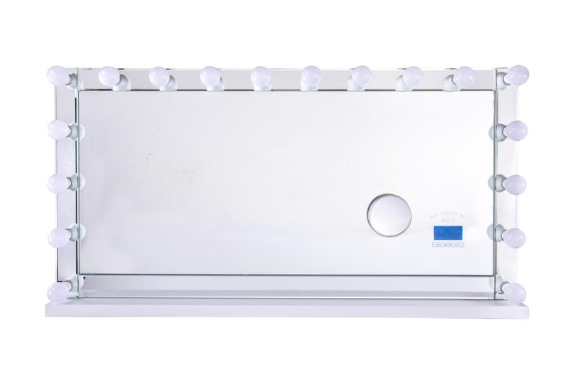 SM2856W - 28 X 56 SMART MIRROR - WHITE  BLUETOOTH SPEAKES CHARGING PORT - 210000005754