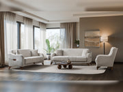 Smart 3-pieces (Sofa & Loveseat & Chair) Livingroom Set in Cream - 200-ST-SMA-HENRY05-321
