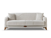 Smart 3-pieces (Sofa & Loveseat & Chair) Livingroom Set in Cream - 200-ST-SMA-HENRY05-321