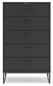 Socalle Black Chest of Drawers - EB1865-245