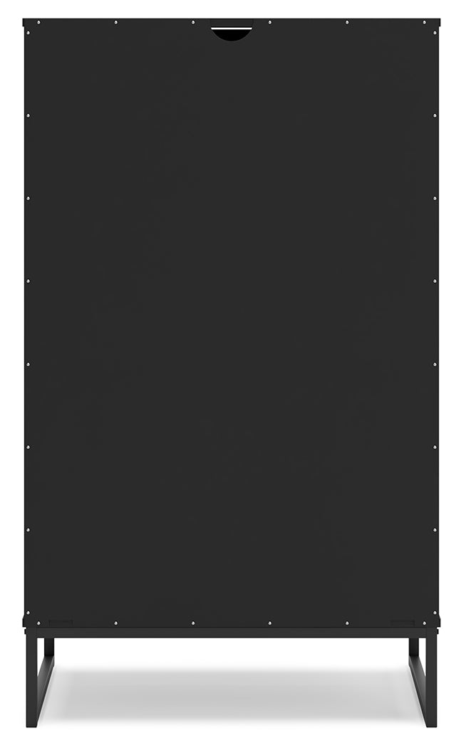 Socalle Black Chest of Drawers - EB1865-245