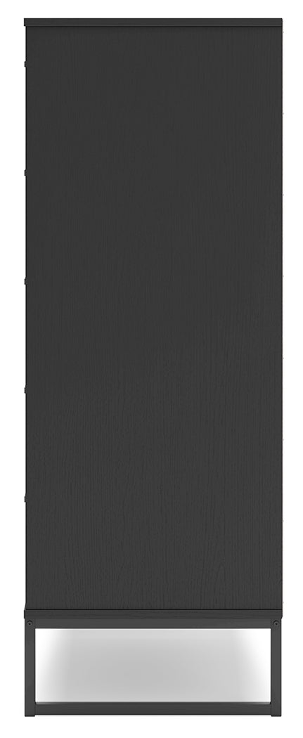 Socalle Black Chest of Drawers - EB1865-245