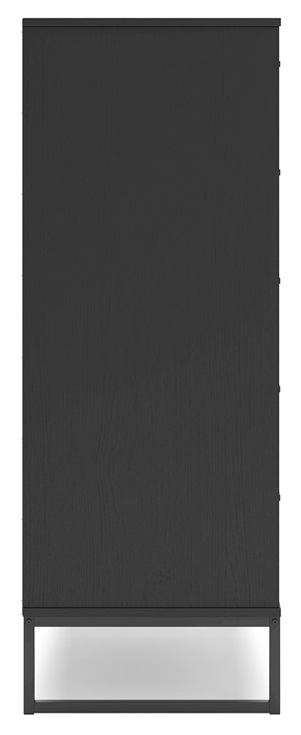 Socalle Black Chest of Drawers - EB1865-245