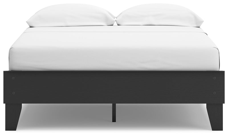 Socalle Black Full Platform Bed - EB1865-112