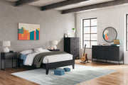 Socalle Black Full Platform Bed - EB1865-112