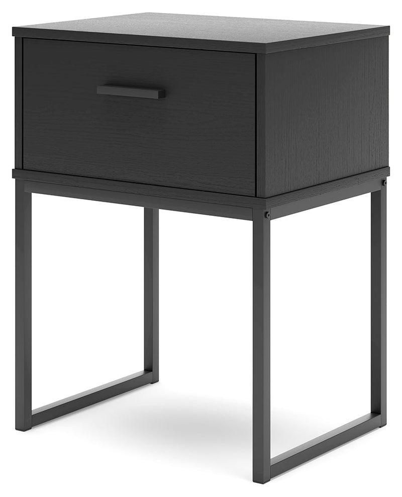 Socalle Black Nightstand - EB1865-291