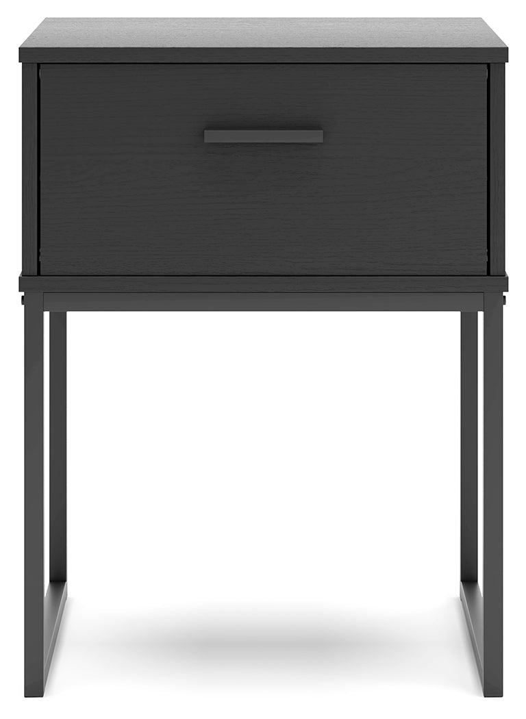 Socalle Black Nightstand - EB1865-291