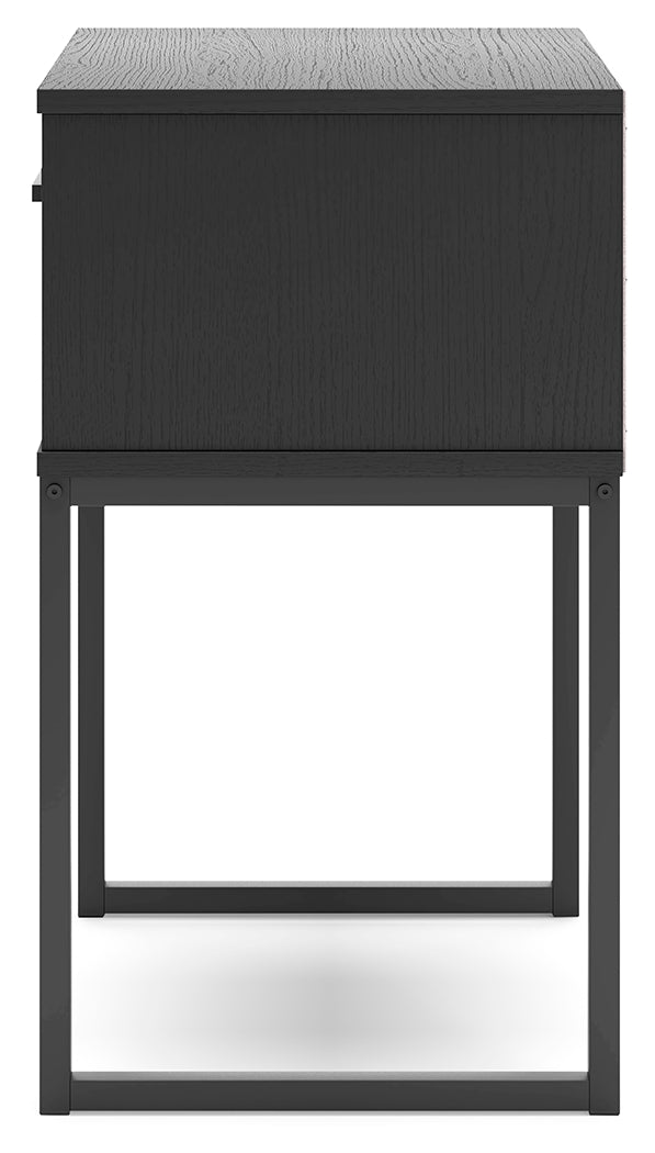 Socalle Black Nightstand - EB1865-291