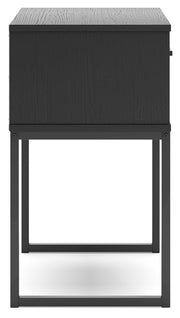 Socalle Black Nightstand - EB1865-291