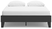 Socalle Black Queen Platform Bed - EB1865-113