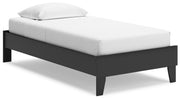 Socalle Black Twin Platform Bed - EB1865-111