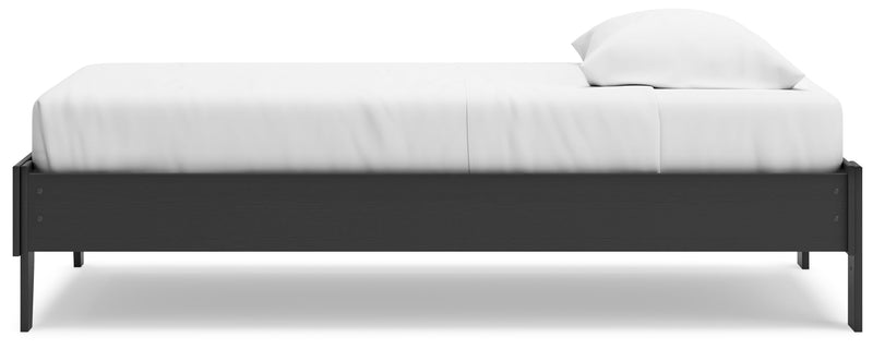 Socalle Black Twin Platform Bed - EB1865-111
