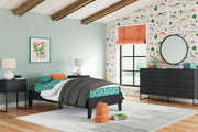 Socalle Black Twin Platform Bed - EB1865-111