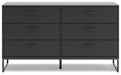 Socalle Black Youth Platform Bedroom Set - Gate FurnitureYouth Bedroom Set