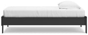 Socalle Black Twin Platform Bed from Ashley - Lara Furniture