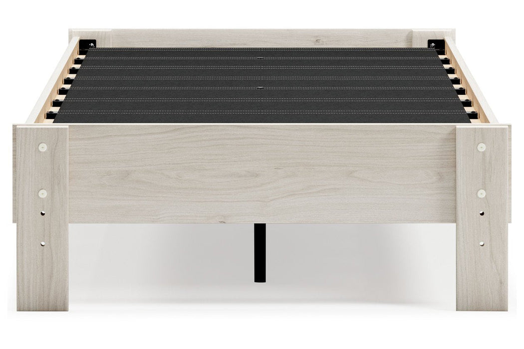 Socalle Natural Twin Platform Bed - Gate FurnitureTwin Bed