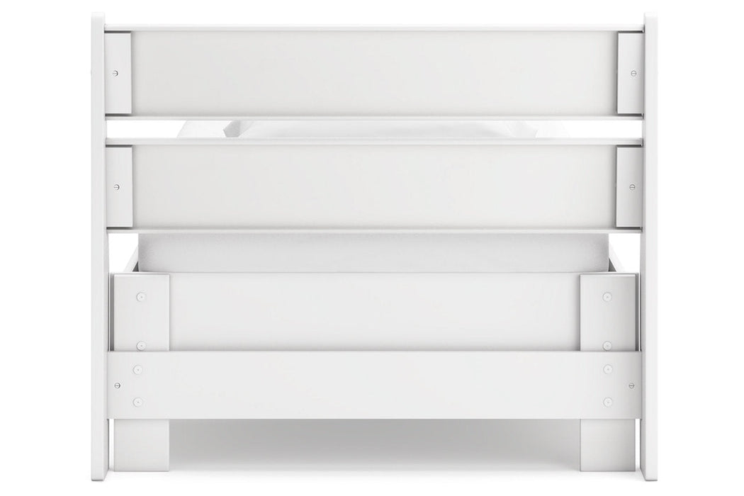 Socalle Two - tone Youth Panel Platform Bedroom Set - Gate FurnitureYouth Bedroom Set