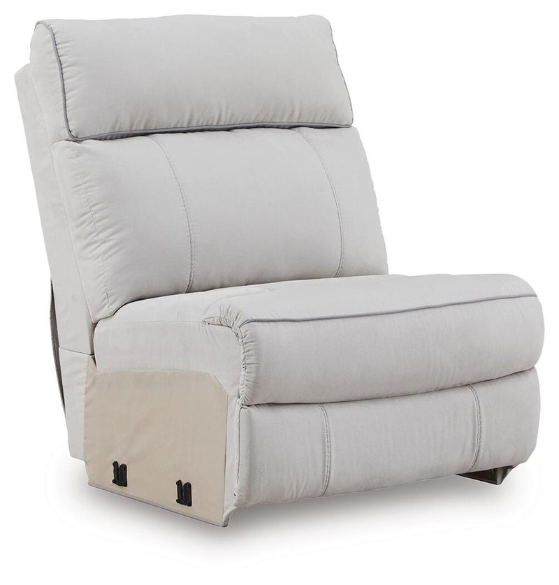 Social Pointe Pearl/Ash Armless Chair - PC9880246