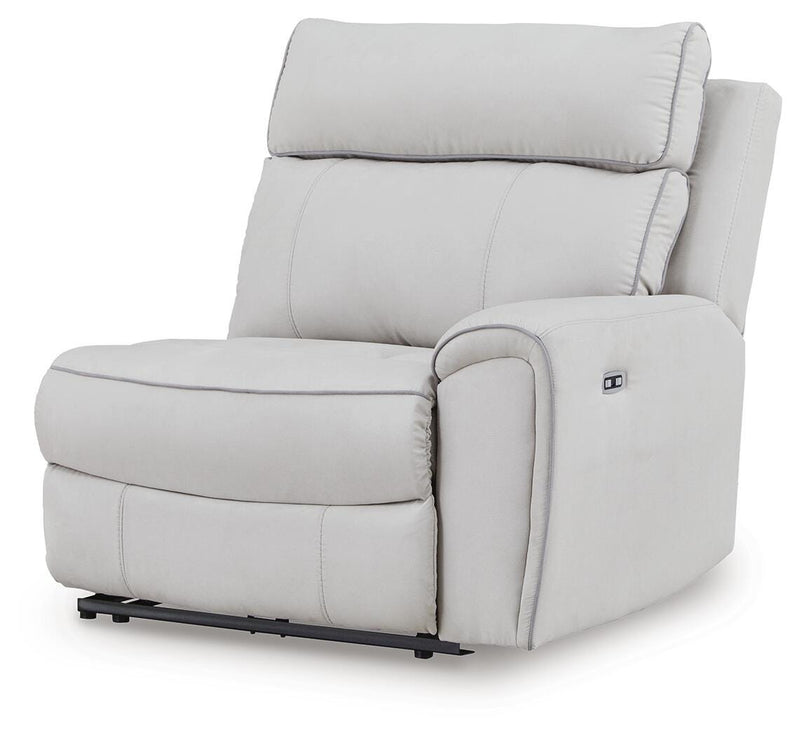 Social Pointe Pearl/Ash Right-Arm Facing Power Recliner - PC9880262