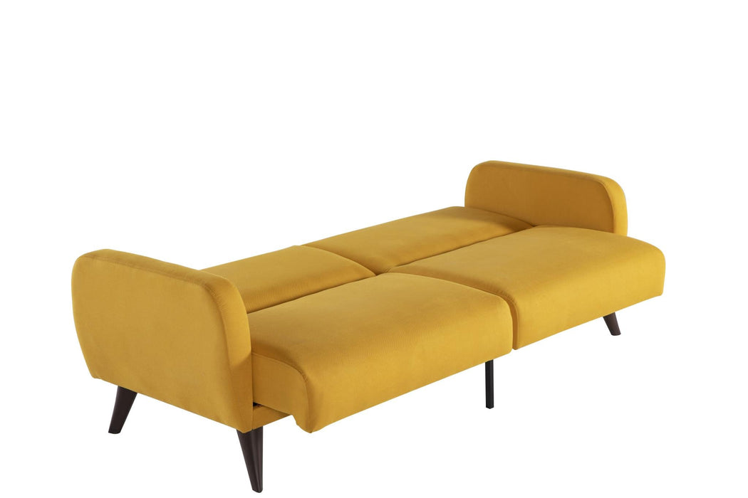Sofa In A Box - Flexy (Zigana Yellow) - Gate FurnitureSleeper Sofa