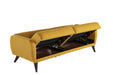 Sofa In A Box - Flexy (Zigana Yellow) - Gate FurnitureSleeper Sofa