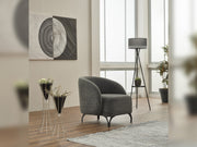 Sofy  3-pieces (Sofa & Loveseat & Chair) Livingroom in Anthracite - 200-SIM-SOF-ERATO16-321