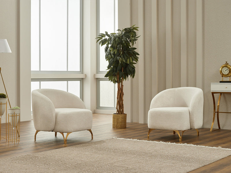 Sofy Chair in Cream - 200-SIM-SOF-ERATO01-B
