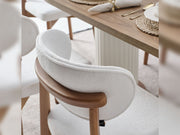 Sofya Diningroom (Consol With Mirror & Dining Table & 6 Dining Chair) - 200-ALT-SOF-DT-6-SET