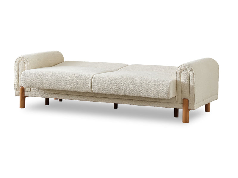 Soho 3-pieces (Sofa & Loveseat & Chair) Livingroom Set Cream in Cream - 101-SOH-IST03-321