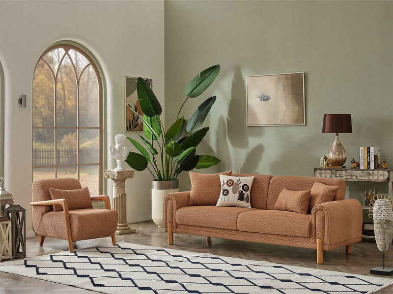 Soho 3-pieces (Sofa & Loveseat & Chair) Livingroom Set Somon in Somon - 101-SOH-IST17-321