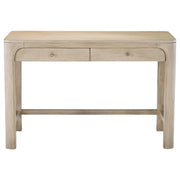 Solano 2-drawer Makeup Table Vanity Desk Weathered Mango - 222527