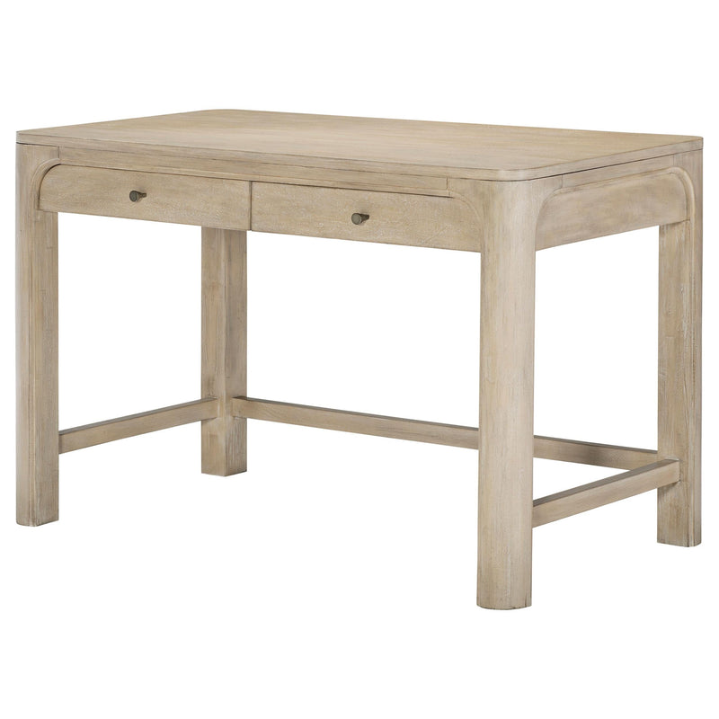 Solano 2-drawer Makeup Table Vanity Desk Weathered Mango - 222527