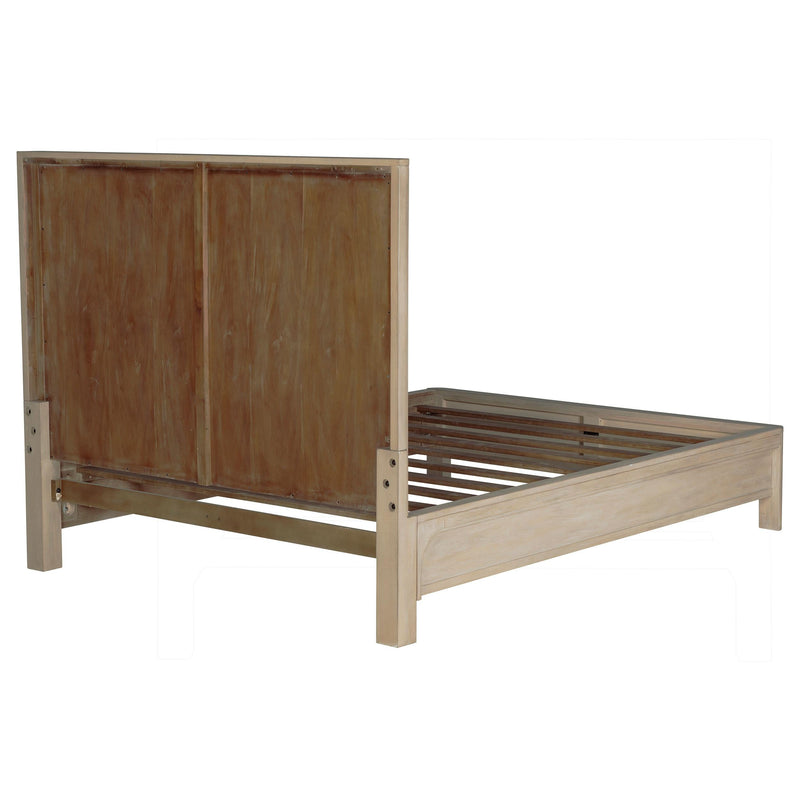 Solano 56-inch Eastern King Panel Bed Weathered Mango - 222521KE