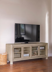 Solano 71-inch 2-door TV Stand Media Console Weathered Mango - 723483