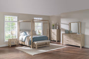Solano 80-inch Full Length Floor Mirror Weathered Mango - 222528